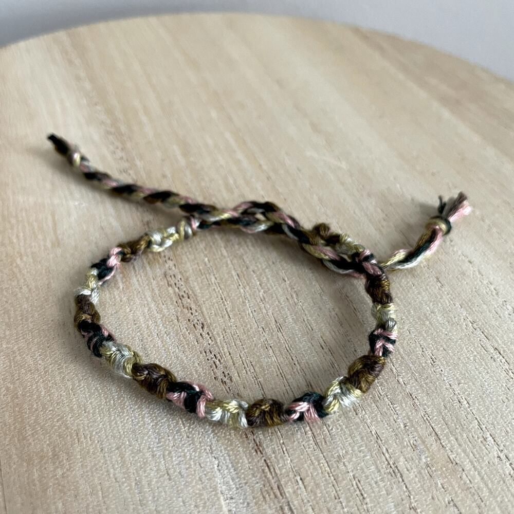 Lee Bracelet anklet trendy comfortable tie embroidery thread woven gift